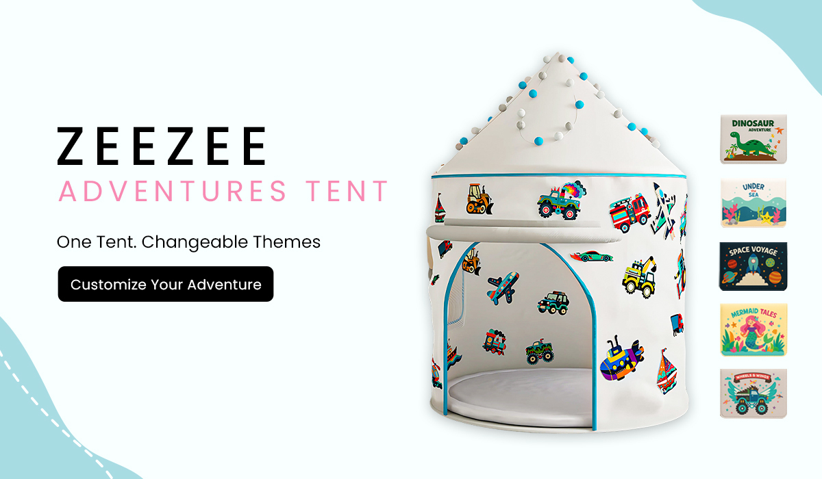 Introducing the ZeeZee Adventures Tent: A New Way for Kids to Play, Imagine, and Feel Safe