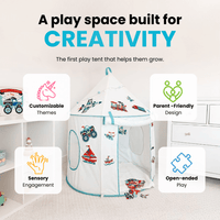 The ZeeZee Adventure Tent 2 - One Tent. Changeable Themes.