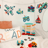 Wheels & Wings Theme Stickeez