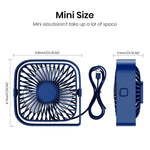 ZeeZee Tent Fan – 3-Speed USB Fan for Comfort & Circulation