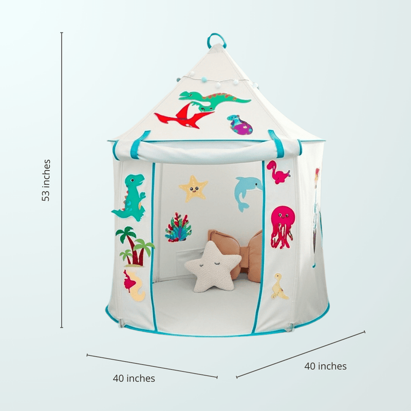 The ZeeZee Adventure Tent 2 - One Tent. Changeable Themes.