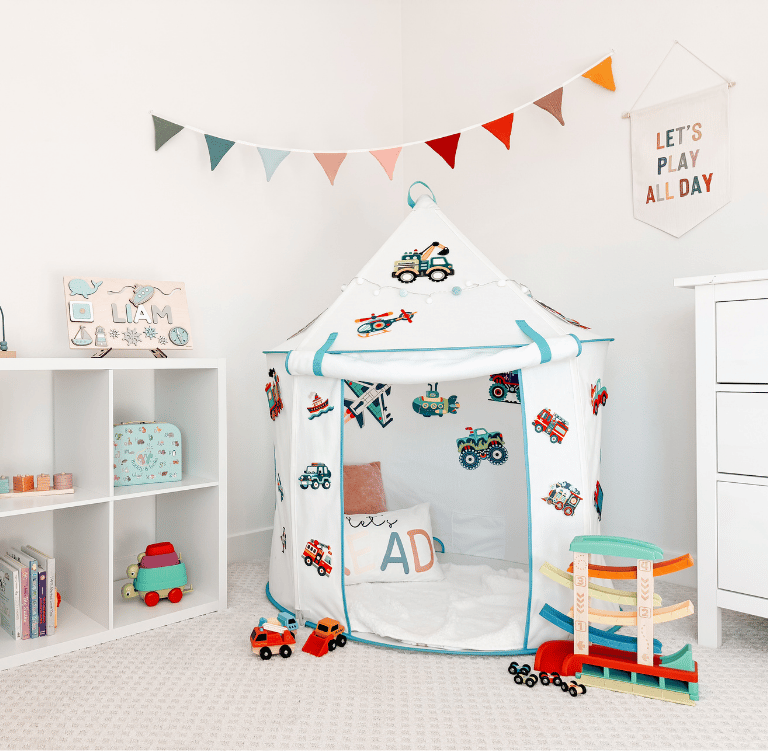 The ZeeZee Adventure Tent 2 - One Tent. Changeable Themes.